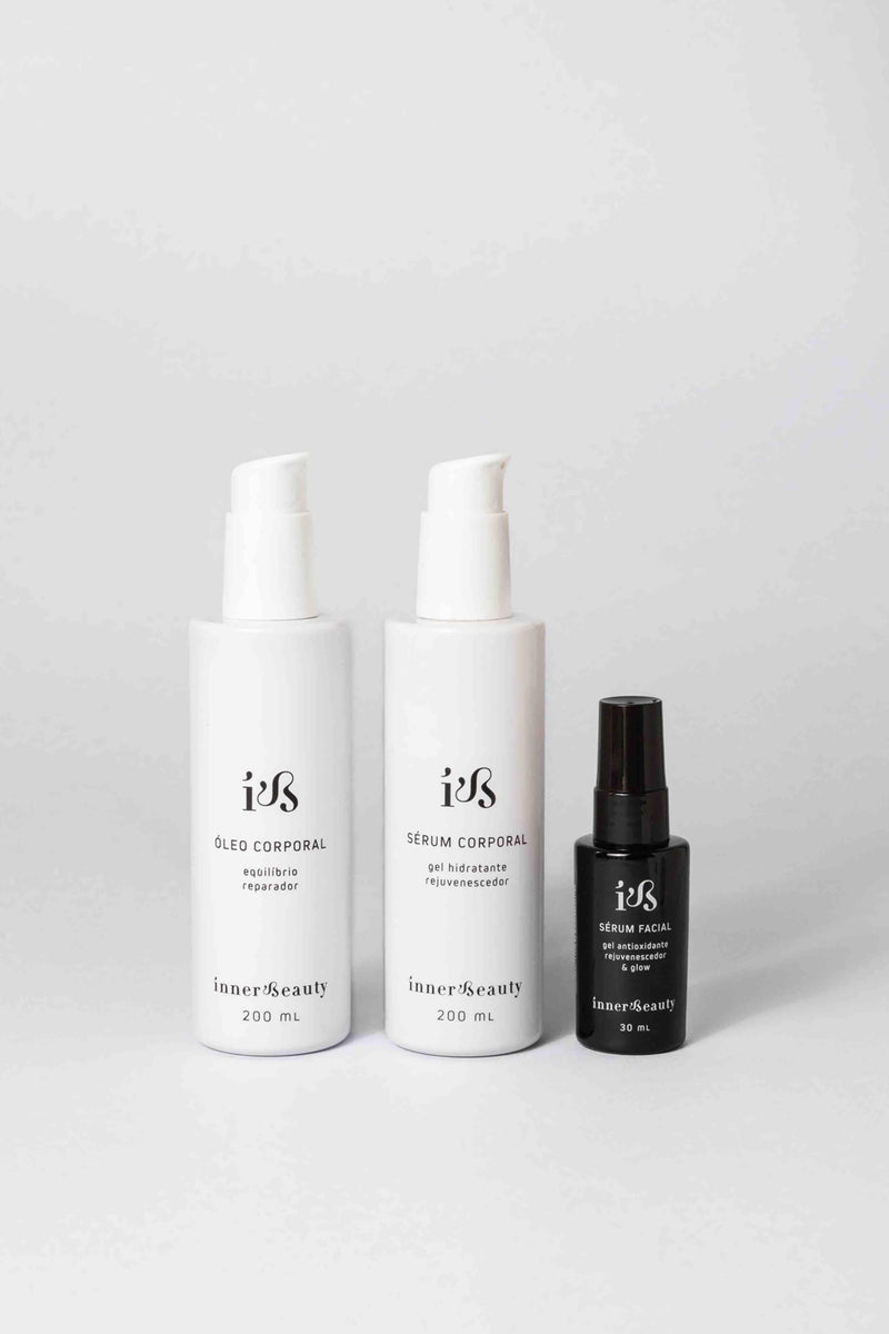 Kit Trio Minimalista - Inner Beauty Cosméticos